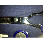 Jaguar CJ40 Effi  Left hand 5.25" Silver Line Master Class Texturising scissor.